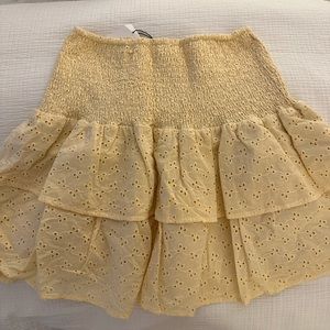NWT Lost and Wander eyelet skirt